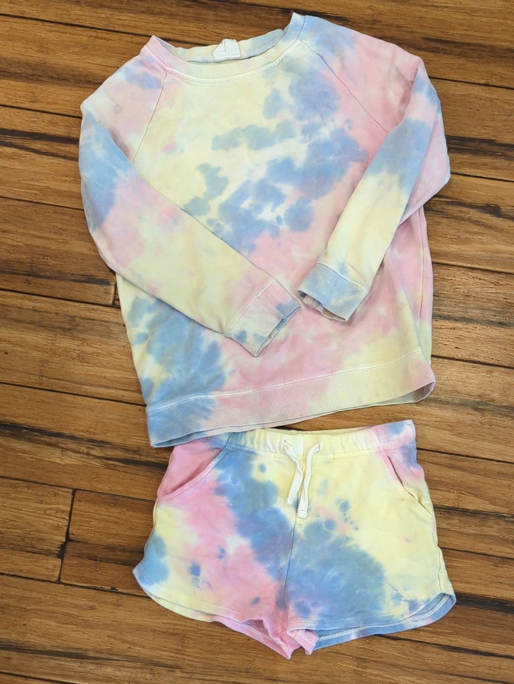 Cotton On Kids Pastel Yellow Tie-Dye Set